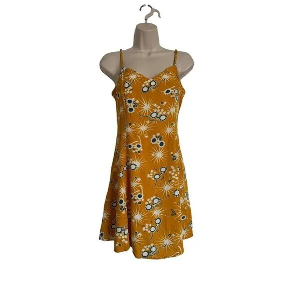 ModCloth On Cloud Nineties Shift Dress Sundress Midi Size XS $59 Adjustable - Picture 14 of 14